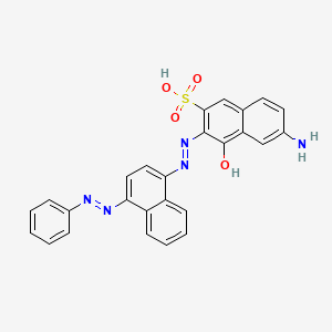 molecular formula C26H19N5O4S B12763958 Direct Black 3 free acid CAS No. 224790-31-2