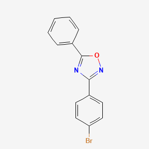 B1276397 3-(4-Bromophenyl)-5-phenyl-1,2,4-oxadiazole CAS No. 65004-19-5