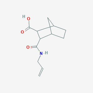 molecular formula C12H17NO3 B1276406 3-[(Allylamino)carbonyl]bicyclo[2.2.1]heptane-2-carboxylic acid CAS No. 1005154-25-5