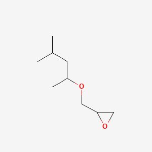 molecular formula C9H18O2 B12764074 1,3-Dimethylbutyl glycidyl ether CAS No. 68134-06-5