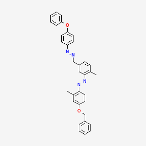 (3-((4-(Benzyloxy)-o-tolyl)azo)-p-xylene)azo(4-phenoxybenzene)