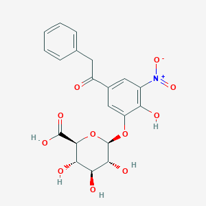 molecular formula C20H19NO11 B12764088 K6Tpi5QM7E CAS No. 473789-98-9