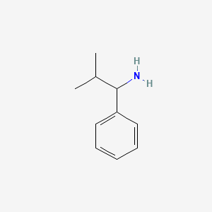 molecular formula C10H15N B1276425 2-Methyl-1-phenylpropan-1-amine CAS No. 6668-27-5