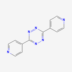 molecular formula C12H8N6 B1276428 3,6-Di(4-pyridyl)-1,2,4,5-tetrazine CAS No. 57654-36-1