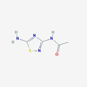 molecular formula C4H6N4OS B1276453 N-(5-Amino-[1,2,4]thiadiazol-3-yl)-acetamide CAS No. 327059-94-9