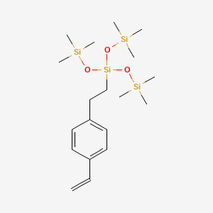 2-(4-ethenylphenyl)ethyl-tris(trimethylsilyloxy)silane