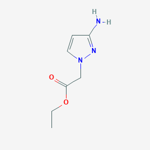 B1276464 ethyl 2-(3-amino-1H-pyrazol-1-yl)acetate CAS No. 895571-89-8
