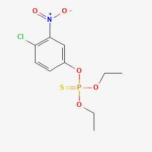 Phosphorothioic acid, O-(4-chloro-3-nitrophenyl) O,O-diethyl ester