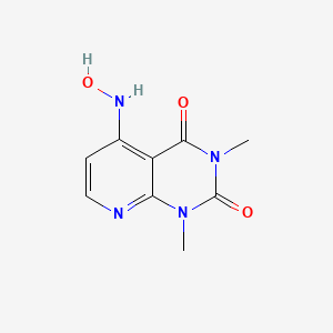 Pyrido(2,3-d)pyrimidine-2,4(1H,3H)-dione, 1,3-dimethyl-5-(hydroxyamino)-