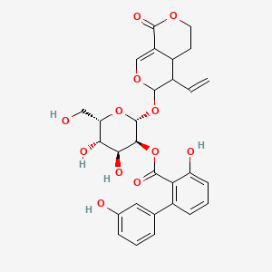 molecular formula C29H30O12 B12764689 Amaropanin CAS No. 52811-25-3