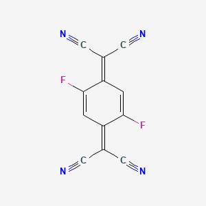 molecular formula C12H2F2N4 B1276470 2,5-Difluoro-7,7,8,8-tetracyanoquinodimethane CAS No. 73318-02-2