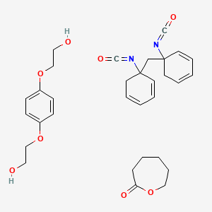 2-[4-(2-Hydroxyethoxy)phenoxy]ethanol;5-isocyanato-5-[(1-isocyanatocyclohexa-2,4-dien-1-yl)methyl]cyclohexa-1,3-diene;oxepan-2-one