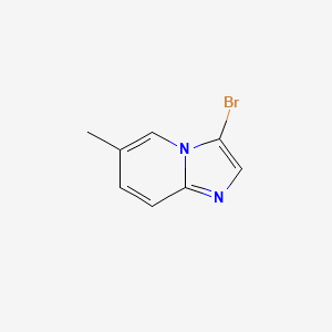 molecular formula C8H7BrN2 B1276476 3-Bromo-6-methylimidazo[1,2-a]pyridine CAS No. 866135-71-9