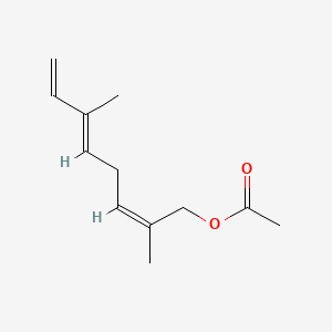 molecular formula C12H18O2 B12764843 (3E,6Z)-8-Ocimenyl acetate CAS No. 223705-76-8