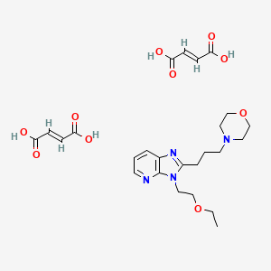 3-(2-Ethoxyethyl)-2-(3-(morpholin-4-yl)propyl)-3H-imidazo(4,5-b)pyridine difumarate