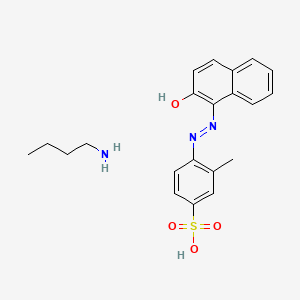 Benzenesulfonic acid, 4-[2-(2-hydroxy-1-naphthalenyl)diazenyl]-3-methyl-(butanamine)