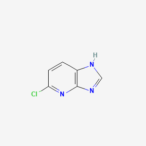 molecular formula C6H4ClN3 B1276490 5-氯-3H-咪唑并[4,5-b]吡啶 CAS No. 52090-89-8