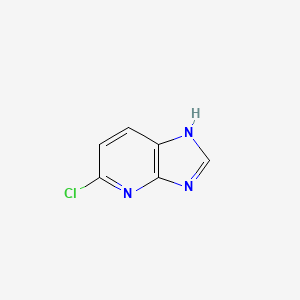 molecular formula C6H4ClN3 B1276490 5-クロロ-3H-イミダゾ[4,5-b]ピリジン CAS No. 52090-89-8