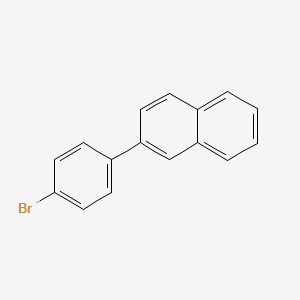molecular formula C16H11B B1276496 2-(4-溴苯基)萘 CAS No. 22082-99-1
