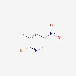 molecular formula C6H5BrN2O2 B1276501 2-Bromo-3-methyl-5-nitropyridine CAS No. 23132-21-0