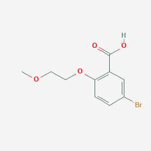 molecular formula C10H11BrO4 B1276508 5-bromo-2-(2-methoxyethoxy)benzoic Acid CAS No. 62176-28-7