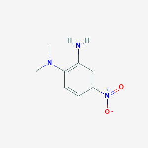 molecular formula C8H11N3O2 B1276514 N~1~,N~1~-dimethyl-4-nitro-1,2-benzenediamine CAS No. 5367-52-2