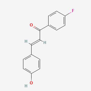 molecular formula C15H11FO2 B1276518 1-(4-氟苯基)-3-(4-羟基苯基)丙-2-烯-1-酮 CAS No. 7397-22-0