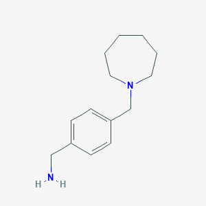 molecular formula C14H22N2 B1276542 4-Azepan-1-ylmethyl-benzylamine CAS No. 876716-67-5