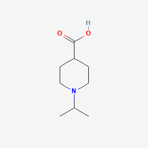 molecular formula C9H17NO2 B1276544 1-Isopropylpiperidine-4-carboxylic acid CAS No. 280771-97-3