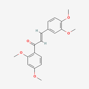 molecular formula C19H20O5 B1276589 Chalcone, 3,4,2',4'-tetramethoxy- CAS No. 100753-43-3