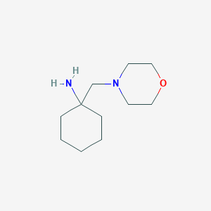 molecular formula C11H22N2O B1276597 1-Morpholin-4-ylmethyl-cyclohexylamine CAS No. 883545-37-7
