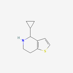 molecular formula C10H13NS B1276604 4-环丙基-4,5,6,7-四氢噻吩[3,2-c]吡啶 CAS No. 869472-59-3