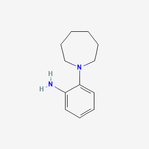molecular formula C12H18N2 B1276607 2-(Azepan-1-yl)aniline CAS No. 51627-46-4