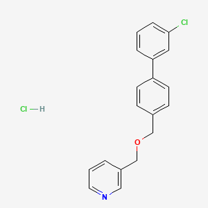 4-(3-Pyridylmethoxymethyl)-3'-chlorobiphenyl hydrochloride