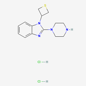 2-(1-Piperazinyl)-1-(3-thietanyl)-1H-benzimidazole dihydrochloride