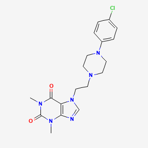 Theophylline, 7-(2-(4-(p-chlorophenyl)-1-piperazinyl)ethyl)-