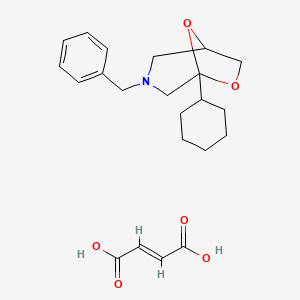 3-benzyl-5-cyclohexyl-6,8-dioxa-3-azabicyclo[3.2.1]octane;(E)-but-2-enedioic acid