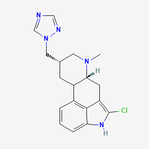 (5R,8S,10R)-2-Chloro-6-methyl-8-(1,2,4-triazol-1-ylmethyl)ergoline