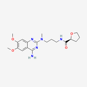 molecular formula C19H27N5O4 B1276625 阿福唑嗪，(S)- CAS No. 123739-70-8