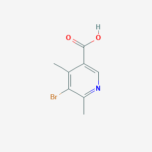 molecular formula C8H8BrNO2 B1276632 5-溴-4,6-二甲基吡啶-3-甲酸 CAS No. 93350-01-7