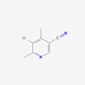 molecular formula C8H7BrN2 B1276634 5-溴-4,6-二甲基烟酰腈 CAS No. 63644-86-0