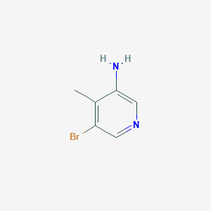molecular formula C6H7BrN2 B1276636 5-Bromo-4-methylpyridin-3-amine CAS No. 850892-12-5