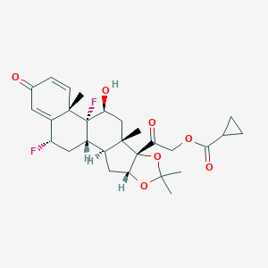 molecular formula C28H34F2O7 B127664 Ciprocinonide CAS No. 58524-83-7