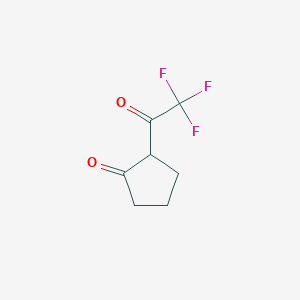molecular formula C7H7F3O2 B1276667 2-(三氟乙酰基)环戊酮 CAS No. 361-73-9