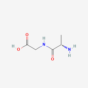 molecular formula C5H10N2O3 B1276672 丙氨酸-甘氨酸 CAS No. 687-69-4