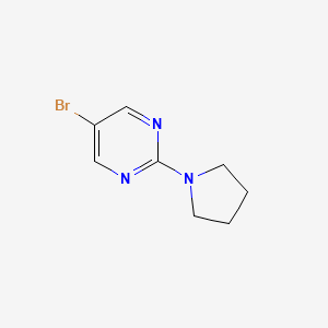 B1276686 5-Bromo-2-(pyrrolidin-1-yl)pyrimidine CAS No. 446286-61-9