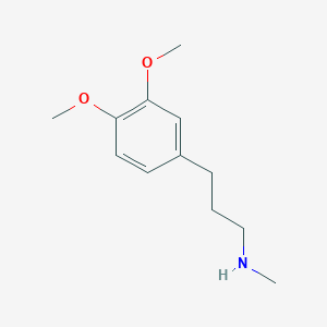 B1276718 N-[3-(3,4-dimethoxyphenyl)propyl]-N-methylamine CAS No. 57010-78-3