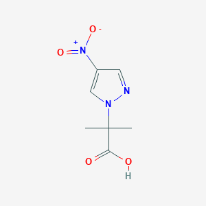 molecular formula C7H9N3O4 B1276725 2-methyl-2-(4-nitro-1H-pyrazol-1-yl)propanoic acid CAS No. 784132-06-5