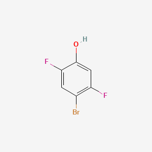 molecular formula C6H3BrF2O B1276729 4-溴-2,5-二氟苯酚 CAS No. 486424-36-6