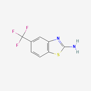 molecular formula C8H5F3N2S B1276733 5-(三氟甲基)苯并[d]噻唑-2-胺 CAS No. 60388-38-7